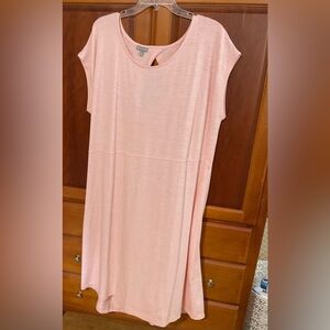 T by Talbots Light Pink Dress, size 2X, EUC